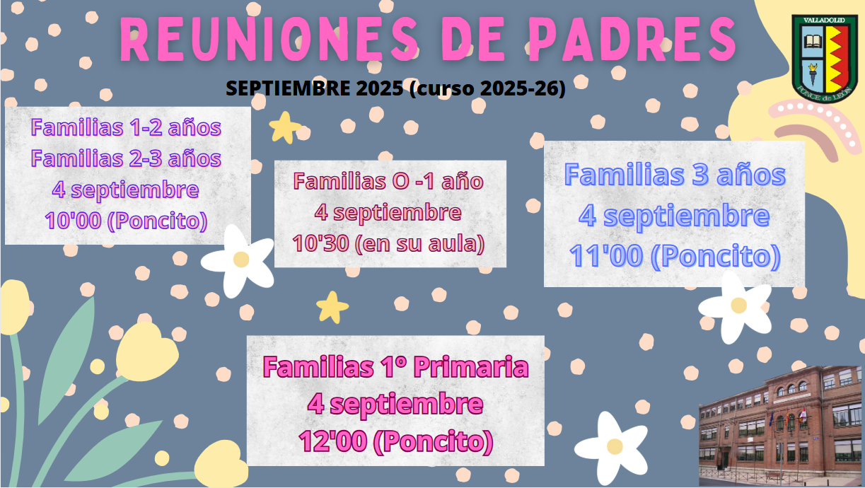 Reunión infantil y 1º sept