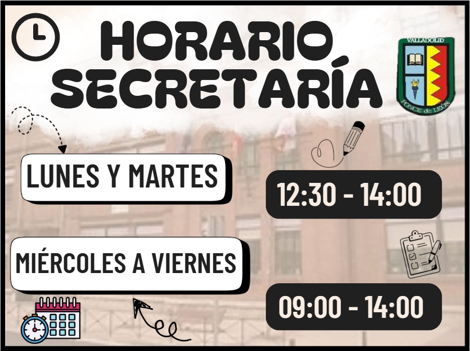 horario secretaria